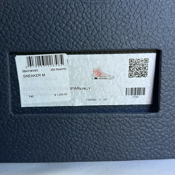 Dior B23 Red Oblique size 42 - Picture 4 of 8